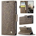 Miniatyrbild 2 av 5: För Samsung Galaxy S21 FE 5G Fodral AUTSPACE A11 RFID-blockerande Retro Läder Mobiltelefon Plånboksfodral Multicolor Brown