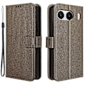 Miniatyrbillede 1 af 5: Til OnePlus Nord 4 5G Telefon Stand Case Diamant Tekstur PU Læder Cover Wallet Multicolor Style D