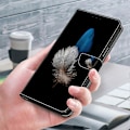 Pikkukuva 5 / 5: Xiaomi Redmi Note 13 4G Lompakkokotelo Puhelimelle, Pudotussuoja, 3D-kuvioitu Nahkainen Käännettävä Suojakotelo Multicolor Style K
