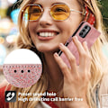Miniatyrbillede 5 af 5: Læderetui med tryk, stativ og pung til Samsung Galaxy A05s 4G med 2 stropper Multicolor Style B