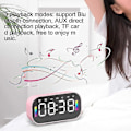 Miniatyrbild 4 av 5: Led Digital Alarm Clock - Led Alarm Clock Radio - Fm Radio - Spegelväckarklocka