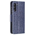 Miniatyrbild 3 av 5: Imprint Fjäril Plånbok Läder Ställ Fodral för Samsung Galaxy S21 FE 5G Multicolor Style C