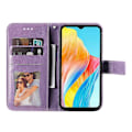 Miniatyrbillede 2 af 5: Til Oppo A38 4G Etui Slankt Anti-drop Pung Stativ PU Læder Cover Multicolor Style B