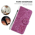 Miniatyrbillede 4 af 5: Til TECNO Spark Go 2024 4G/Spark 20/Spark 20C/Pop 8 Mobiltelefonetui Tiger Præget Lædercover Multicolor Rose