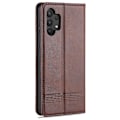 Miniatyrbillede 3 af 5: AZNS Stand Wallet Auto-absorberende Magnetisk Læder Etui til Samsung Galaxy A32 4G Multicolor Style F
