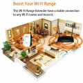 Miniatyrbild 4 av 4: 1st vit WiFi-förstärkare, 2,4G trådlös internetförstärkare för Ho