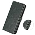 Miniatyrbild 5 av 5: Stöttåligt plånboksfodral med stativ för iPhone 15 Plus PU-läder med kohudstruktur