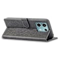 Miniatyrbillede 4 af 5: LC.IMEEKE Etui til Xiaomi Redmi Note 13 Pro 5G/Poco X6 5G, tegnebog, stativ, kalveskinds tekstur læder telefoncover Multicolor Grey