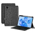 Miniatyrbillede 1 af 5: Læderetui + Bluetooth-tastatur med baggrundsbelyst trackpad til Huawei MatePad Pro 11 (2022) Multicolor Style A