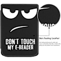 Pikkukuva 4 / 5: PocketBook Verse Pro -nahkakotelo E-lukulaitteen suojus automaattisella lepo/herätystoiminnolla – Aika matkustaa Multicolor Don't Touch My E-Reader
