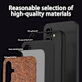 Pikkukuva 5 / 5: Samsung Galaxy S23 Fe Retro -puhelinkotelo, PU-nahkapäällysteinen TPU+PC, liukumaton ote Brown