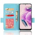 Pikkukuva 2 / 5: Nahkakotelo Xiaomi Redmi Note 12S 4G:lle, Taitettava jalusta puhelinlompakkokotelo Multicolor Style F