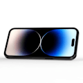 Miniatyrbilde 4 av 5: For iPhone 15 Pro Deksel med Støtte og Skyvbart Linsebeskyttelse PC+TPU Støtsikkert Robust Skall Multicolor Style C