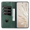 Miniatyrbilde 2 av 5: Azns For Honor 90 Pro Anti-ripe Telefondeksel Lommebokstativ PU-lær Smarttelefondeksel Green