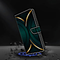 Miniatyrbillede 4 af 5: Wallet Case til Samsung Galaxy A52 4G/5G/A52s 5G, PU Læder Stand 3D Mønster Print Telefon Cover Multicolor Gold Contour
