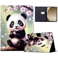 Pikkukuva 1 / 5: Samsung Galaxy Tab A9+ -koteloteline, kuvioitu tablettinahkakotelo automaattisella herätys-/lepotustoiminnolla Multicolor Sakura Panda
