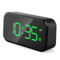 Miniatyrbillede 1 af 5: Digitalt Vækkeur Til Soveværelser, Sengelampe Med 6 Lysstyrkeniveauer, Snooze (sort udseende) Black