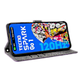 Pikkukuva 3 / 5: TECNO Spark Go 2025/Spark Go 1/Pop 9 Lompakkokotelo RFID-suojauksella PU-nahkakansi jalustalla Multicolor Style D