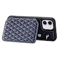 Miniatyrbillede 4 af 5: Style 008 Stødsikkert etui til iPhone 11 RFID-blokerende PU+TPU telefoncover med stropper Multicolor Style B