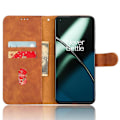 Pikkukuva 2 / 5: OnePlus 11 5G -puhelimelle ihonmyötäinen nahkainen suojakotelo lompakolla ja jalustalla Multicolor Style B