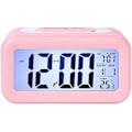 Miniatyrbild 2 av 5: Wake Up Radio Alarm C LED Digital Display Elektronisk temperaturbordslarm C USB Laddning Studentbänk Cs Sun White 3x5x10cm