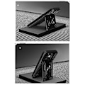 Miniatyrbillede 3 af 5: PC+TPU-etui med støttefod og kameraskydedæksel til iPhone 16 Plus Multicolor Style C