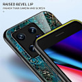 Pikkukuva 4 / 5: Xiaomi 13 5G Marmorikuvioinen Puhelinkotelo Karkaistu Lasi+PC+TPU Hybridisuojus Multicolor Style D