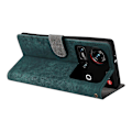 Miniatyrbillede 4 af 5: Til ZTE nubia Z70 Ultra Wallet Case RFID-blokering PU Læder Cover Stand View- Multicolor Green