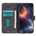 Miniatyrbillede 2 af 5: KHAZNEH Til Oppo A78 4G Anti-Ridse Shell Wallet Telefon Cover Retro Tekstur PU Læder Stand Case Multicolor Style B