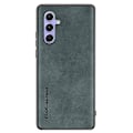 Miniatyrbild 1 av 5: För Samsung Galaxy A54 5g Anti-halk phone case Pu Läder Soft Tpu Stötsäkert cover Green
