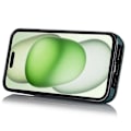 Pikkukuva 3 / 5: Takakuori iPhone 15 Plus -puhelimelle, RFID-suojattu lompakkokotelo Retro PU+TPU-jalustakansi Multicolor Style C