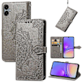 Miniatyrbillede 4 af 5: Til Samsung Galaxy A06 Etui Mandala Præget Design Læder Wallet Telefon Cover- Multicolor Grey