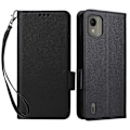 Miniatyrbillede 1 af 5: Anti-ridse telefoncover til Nokia C110 Litchi Tekstur PU Læder Wallet Stand Cover Multicolor Style B