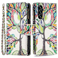 Miniatyrbillede 1 af 5: BF03 Telefon Cover til Samsung Galaxy A15 4G Etui Wallet Lynlås Læder Shell Multicolor Style A