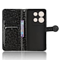Miniatyrbillede 4 af 5: Til Infinix Note 30 Vip 5g Telefon Wallet Etui Dot Præget Stativ Pu Læder Cover Black