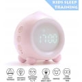 Miniatyrbillede 1 af 3: Pxcl Bluetooth Natlampe Lille Vækkeur Natlampe Børneværelse Soveværelse Lyd Bluetooth Natlampe Vækning Pulver