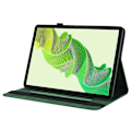 Miniatyrbillede 3 af 5: Tablet Cover til Realme Pad 2 PU Læder Cover Sommerfugl Blomst Præget Kortholder Shell Multicolor Style A
