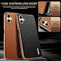 Pikkukuva 4 / 5: AZNS Samsung Galaxy A06 -kotelo, galvanointi, hiilikuitukuvio, PU+TPU-puhelinkuori Multicolor Style A
