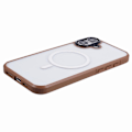 Miniatyrbild 5 av 5: X-LEVEL Crystal Clear Series Skal för iPhone 16 Plus TPU+PC Telefonskal Kompatibelt med MagSafe - Grå Multicolor Titanium Gold