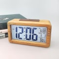 Miniatyrbillede 3 af 5: Digital Vækkeur i Nem Justering med Temperatur, Dato, Baggrundsbelysning, Repetition, Til Soveværelse, Sengebord, Hus, Kontor - 2023