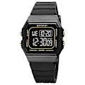 Miniatyrbillede 1 af 5: Skmei 1683 LED Digital Display Elektronisk Ur Black Gold and Black