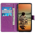 Miniatyrbillede 3 af 5: Til iPhone 14 Pro 6.1 tommer Slidstærk PU Læder Cover Stativ Magnetisk Beskyttende Wallet Case Multicolor Style C