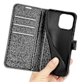 Miniatyrbilde 4 av 5: For iPhone 14 Pro Max 6.7 tommer PU Lærdeksel Full Beskyttelse Stativ Magnetisk Flip Lommebok Etui Multicolor Style A