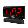 Miniatyrbild 1 av 5: Stor skärm vid sängen Digital Alarm Justerbar Ljusstyrka Led Digital klocka