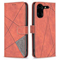 Miniatyrbillede 1 af 5: BINFEN COLOR BF05 Til TECNO Pova 5 Pro 5G Etui PU Læder Flip Stand Telefon Cover - Grå Multicolor Brown