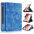 Miniatyrbilde 1 av 5: Roterende Stativdeksel for Samsung Galaxy Tab S9 SM-X710, SM-X716B, SM-X718U PU Lær Smart Nettbrettveske Multicolor Style D