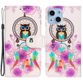 Pikkukuva 1 / 5: Kuvioitu nahkalompakko puhelinkotelo iPhone 15:lle, pudotuksenkestävä puhelinjalustakansi Wind Chime Owl