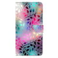 Pikkukuva 5 / 5: Xiaomi Redmi Note 14 5G Kotelo Magneettilukolla 3D Kuvio Nahkainen Lompakko Puhelinkotelo Multicolor Maple Leaf