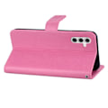 Miniatyrbillede 3 af 5: Til Samsung Galaxy S23 FE Cover Ugle Præget PU Læder Telefon Cover med Wallet Stand Multicolor Style A