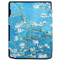 Miniatyrbillede 5 af 5: Til PocketBook InkPad Color 2/3 PB743 E-Reader Etui Mønstertryk PU Læder Flip Cover Multicolor Plum Blossom